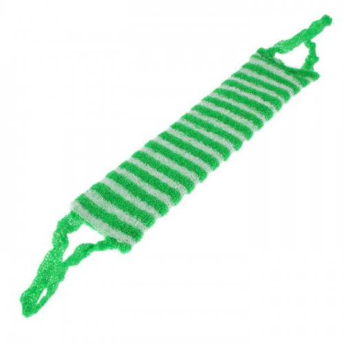 Мочалка-лента для тела Доляна, 43×12 см, жёсткая, узкая, цвет МИКС Доляна
