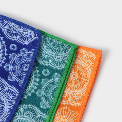 Салфетка микрофибра Доляна «Индия», 29×29 см, цвет МИКС Доляна