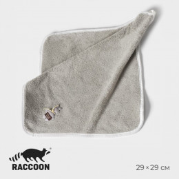 Салфетка для уборки Raccoon «Белая», 29×29 см