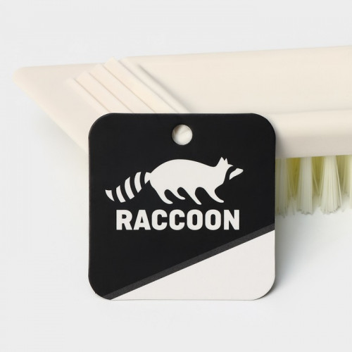 Щётка универсальная Raccoon Breeze, в одном корпусе со скребком, 14 см, цвет МИКС Raccoon