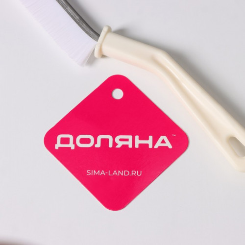 Щётка для труднодоступных мест Доляна, 23×2 см, белая Доляна