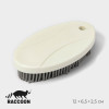Щётка универсальная Raccoon, 12×6.5×2.5 см, пластик, TPR ворс, 1.6 см Raccoon