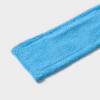 Насадка для плоской швабры Доляна, 42×12 см, 60 гр, микрофибра, цвет синий Доляна