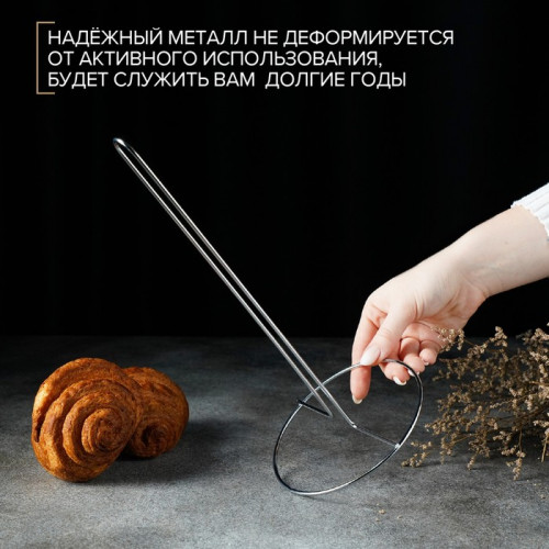 Держатель для бумажных полотенец настольный Доляна, 13,5×13,5×28 см, хромированный Доляна