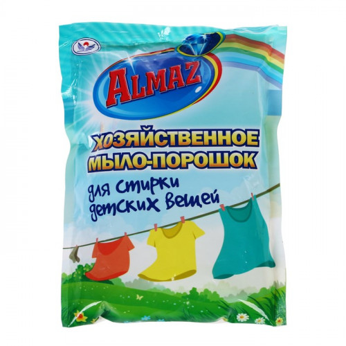 Almaz Хозяйственное Мыло-Порошок для стирки детских вещей, 300 гр Алмаз