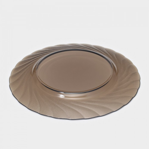 Десертная тарелка Luminarc Ocean Eclipse, d=19.6 см, стекло, коричневая Luminarc