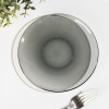 Десертная тарелка Basilico. Lava Grey, d=17 см, стекло, серая Ca del vetro