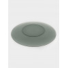 Тарелка стеклянная плоская Basilico. Lava Grey, d=20 см, цвет серый Ca del vetro