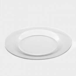 Тарелка плоская стеклянная «Симпатия», d=25 см