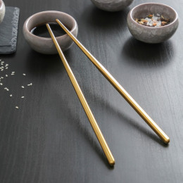 Палочки для суши Bacchette, длина 21 см, цвет золотой