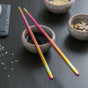 Палочки для суши Bacchette, длина 21 см, цвет хамелеон (производитель не указан)