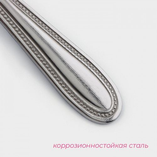 Ложка столовая из нержавеющей стали Доляна «Моджо», длина 18.9 см, толщина 1.8 мм Доляна
