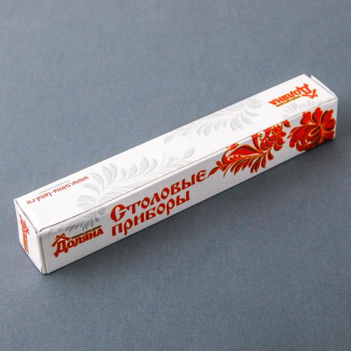 Нож столовый из нержавеющей стали Доляна «Равингтон», длина 22.3 см, серебристый Доляна