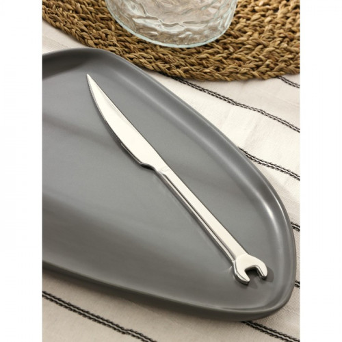 Нож столовый из нержавеющей стали Magistro Workshop, длина 22,5 см, цвет серебряный Magistro