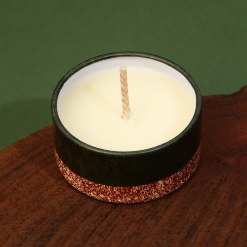 Новогодняя свеча в железной банке «Merry Christmas», аромат ваниль, диам. 4,8 см Зимнее волшебство