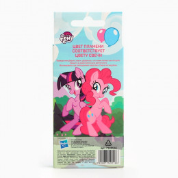 Свечи в торт 6 штук, с цветным пламенем, My Little Pony