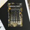 Свечи для торта Birthday party, 6 шт., 9×0.8 см Страна Карнавалия