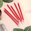 Свечи в торт «Ройс», 6 шт., высокие, 13 см, рубиновый металлик Страна Карнавалия