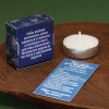 Новогодняя чайная свеча для гадания «Исполняющая желание», без аромата, 3,7 х 3,7 х 1 см. Зимнее волшебство