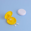 Таблетница с таблеторезкой, d = 7 × 2,3 см, 1 секция, цвет МИКС ONLITOP