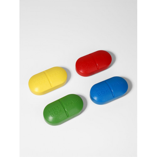 Таблетница «Pill Box», 6 секций, 10 × 5,5 × 3 см, цвет МИКС ONLITOP