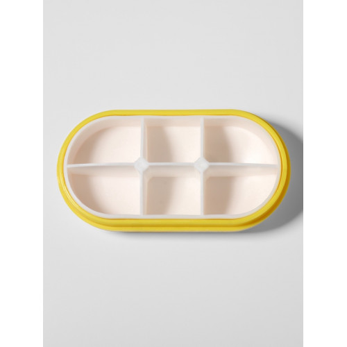 Таблетница «Pill Box», 6 секций, 10 × 5,5 × 3 см, цвет МИКС ONLITOP