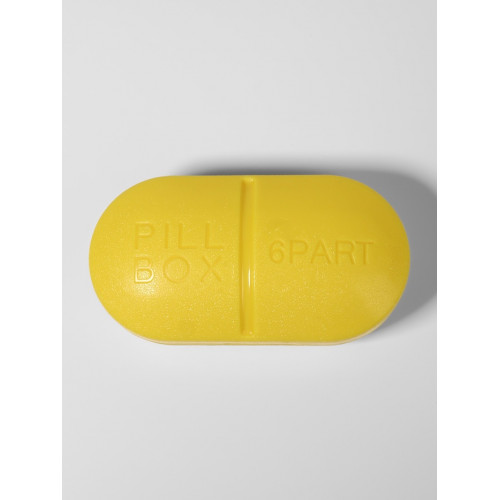 Таблетница «Pill Box», 6 секций, 10 × 5,5 × 3 см, цвет МИКС ONLITOP