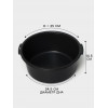 Таз пластиковый круглый , 10 л, h=14,5 см, d=35 см, МИКС (производитель не указан)