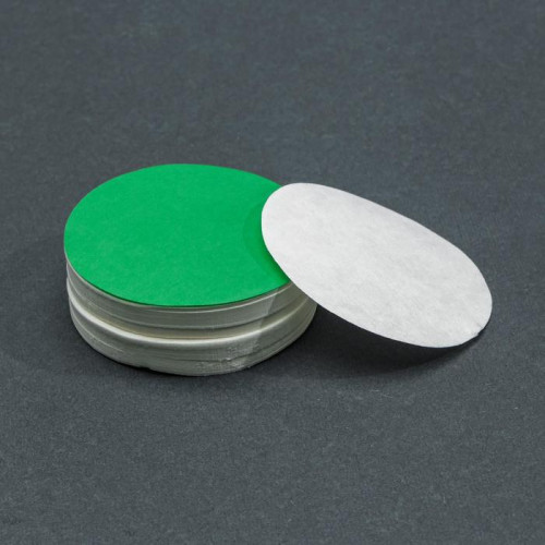 Фильтры d 55 мм, зелёная лента, марка ФММ, очень медленной фильтрации, набор 100 шт (производитель не указан)