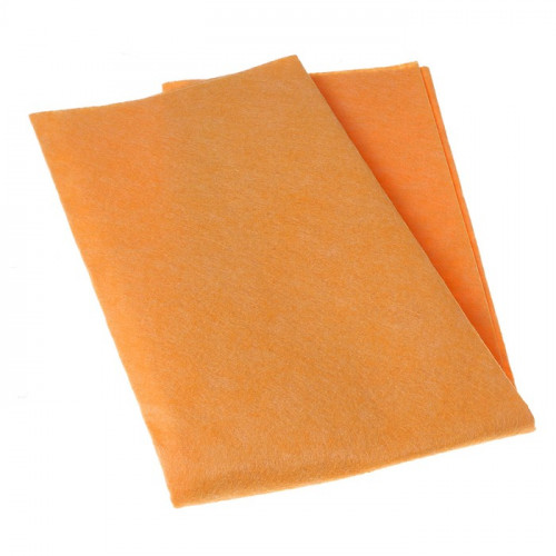 Салфетка бытовая для пола «Универсальная», 50×60 см, вискоза, цвет оранжевый PRIDE