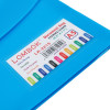 Папка-конверт на липучке А5, 180 мкр, с расширением, карман для визиток, МИКС (производитель не указан)