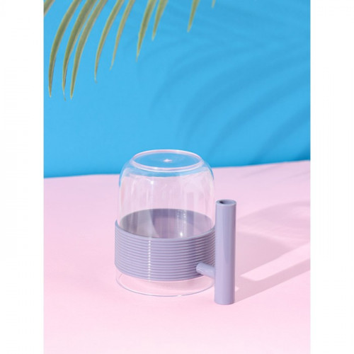 Кружка пластиковая Доляна «Стиль», 350 мл, цвет фиолетовый Доляна