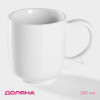 Кружка Доляна Coffee break, 380 мл, керамика, белая Доляна