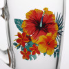 Кружка стеклянная «Тропические цветы», 300 мл, рисунок микс ОСЗ