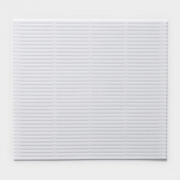 Циновка Доляна «Унаги» 24×21 см, цвет белый