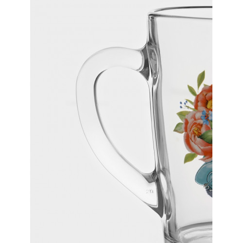 Кружка «Капучино. Романтика», 300 мл, стекло, рисунок МИКС ОСЗ