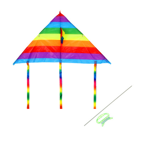 SILAPRO Воздушный змей "Радужный треугольник", 90см, нейлон Silapro