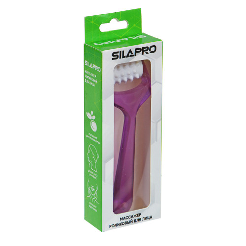 SILAPRO Массажер роликовый для лица, 14см, PS, ABS, ПВХ, 3 цвета Silapro