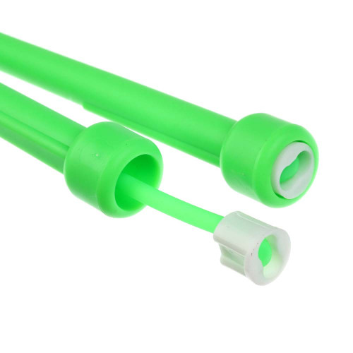 SILAPRO Скакалка силиконовая с тонкими ручками, пластик, ПВХ, 2,8м х 4,7мм SILAPRO
