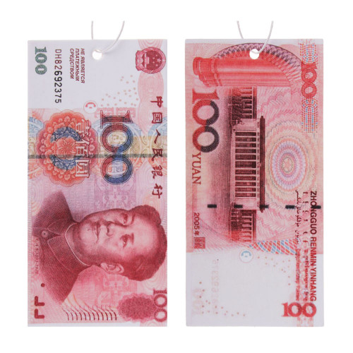 NEW GALAXY Ароматизатор бумажный Деньги 100 Юаней, цитрус NEW GALAXY
