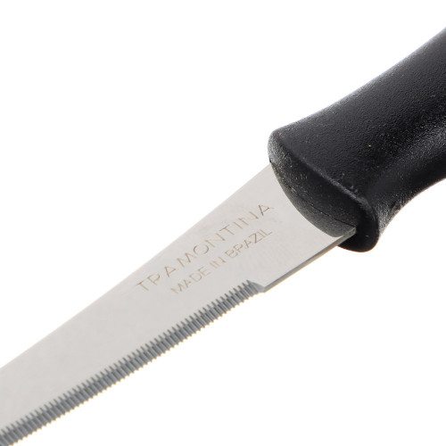 Tramontina Athus Нож для томатов 12.7см, черная ручка 23088/005 TRAMONTINA