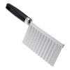 Нож-слайсер для фигурной нарезки, 19х6см, нерж.сталь, полипропилен (производитель не указан)