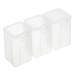 Набор контейнеров для специй Sugar&Spice Honey 3шт х 0,2л, пластик