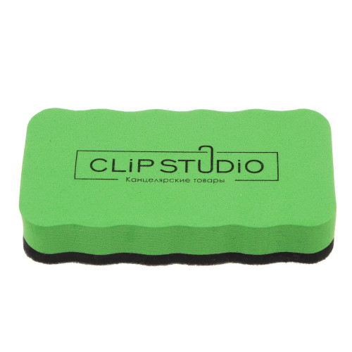 ClipStudio Стирательная губка для офисных досок, 10,5x5,5x2 см, ЭВА и фетр ClipStudio