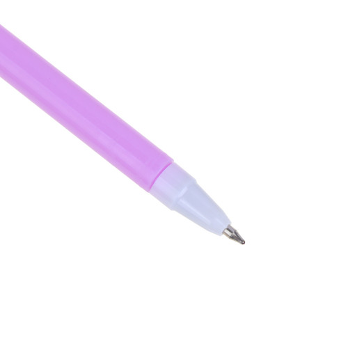 Ручка шариковая синяя в форме единорогов, корпус 17,5 см, 4 дизайна (производитель не указан)
