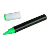 Маркер меловой стираемый "Жидкий мел", 1мм, флуоресцентный зеленый, пластик, чернила (производитель не указан)