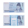 Пачка купюр 1000 Южно-корейских вон (производитель не указан)