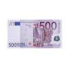 Пачка купюр 500 евро (производитель не указан)
