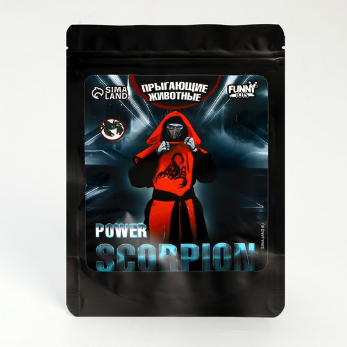 Прыгающие животные Power scorpion, скорпион, в пакете Funny toys