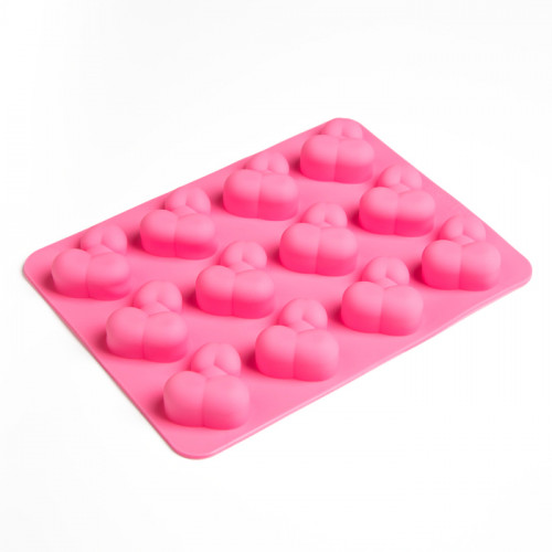 Форма для шоколада, 18+, 13×18; 3.5×4.5 см, розовый Оки-Чпоки
